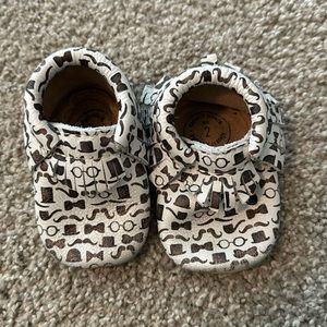 Freshly picked Mr Handsome Mustache Moccasins